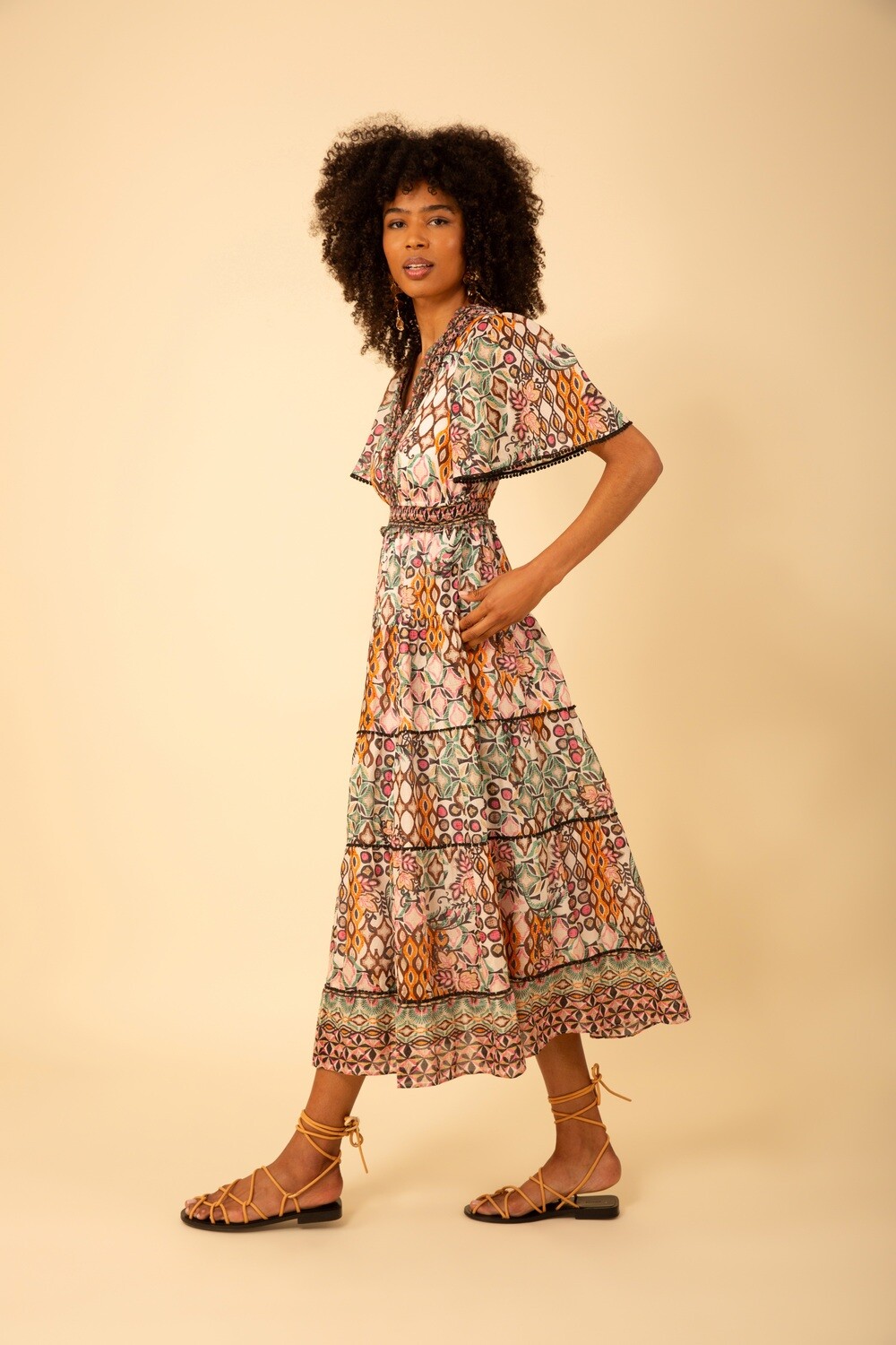 Hale Bob Leia Voile Dress 43WL662A