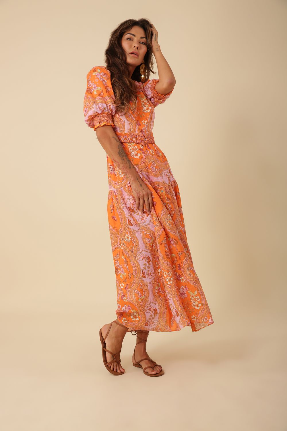 Hale Bob Blair Linen Maxi 44LR624A