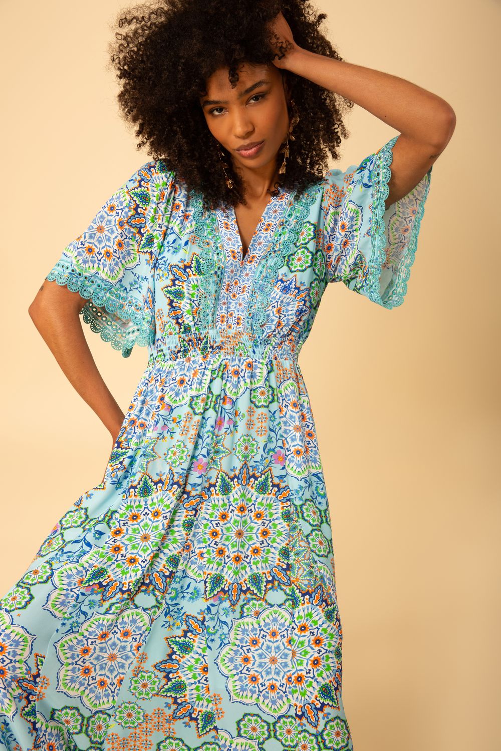 Hale Bob Charlee Maxi Dress 43EK622A