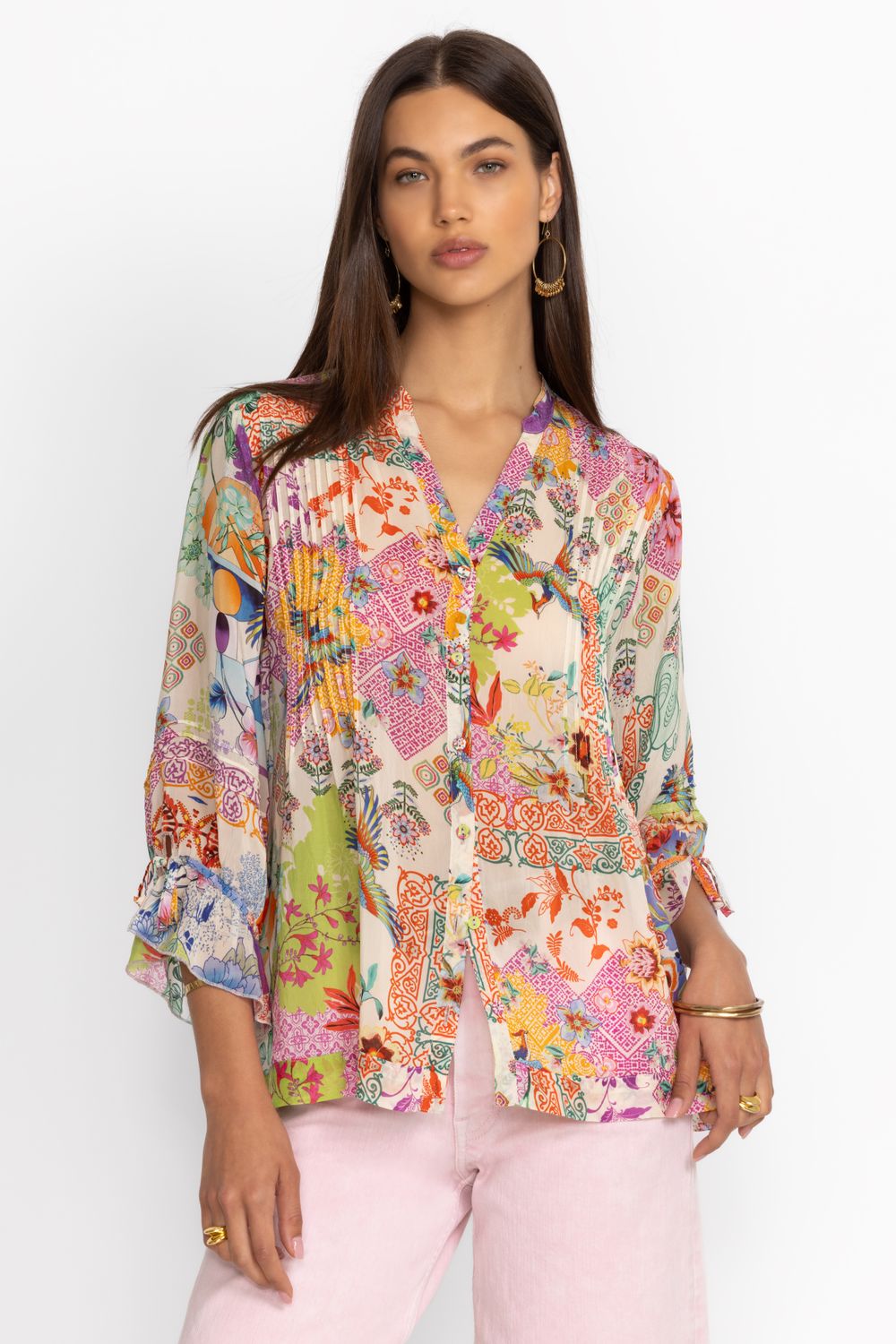 Johnny Was Vacanza Blouse C13724B4