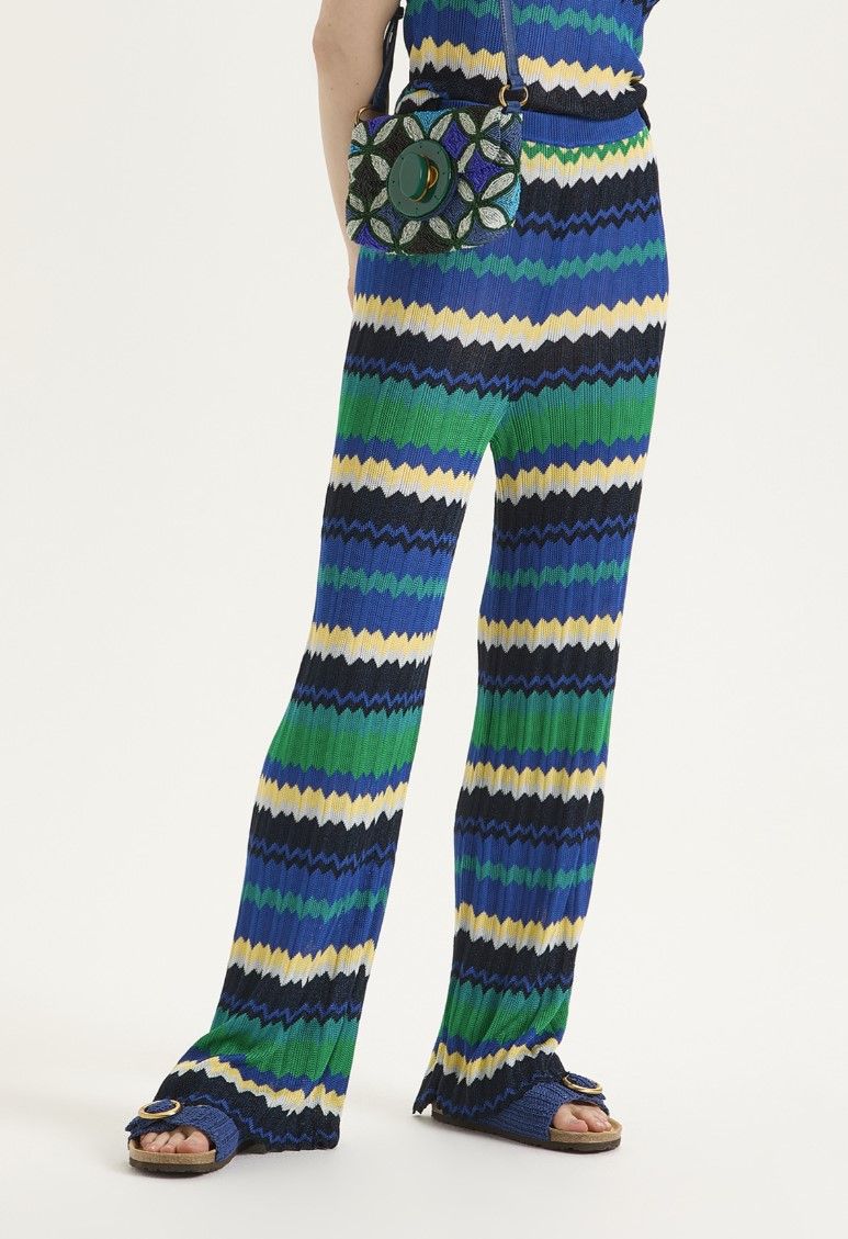 Maliparmi Waves Mix Trousers