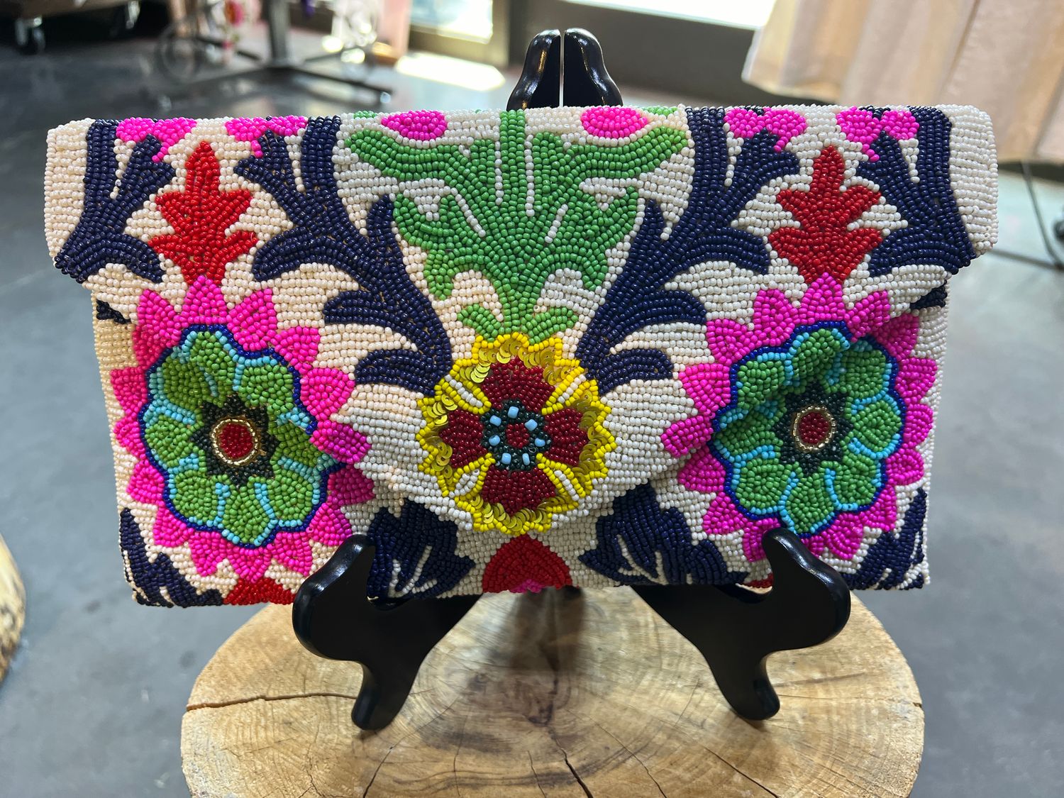Ricki Designs Floral Clutch