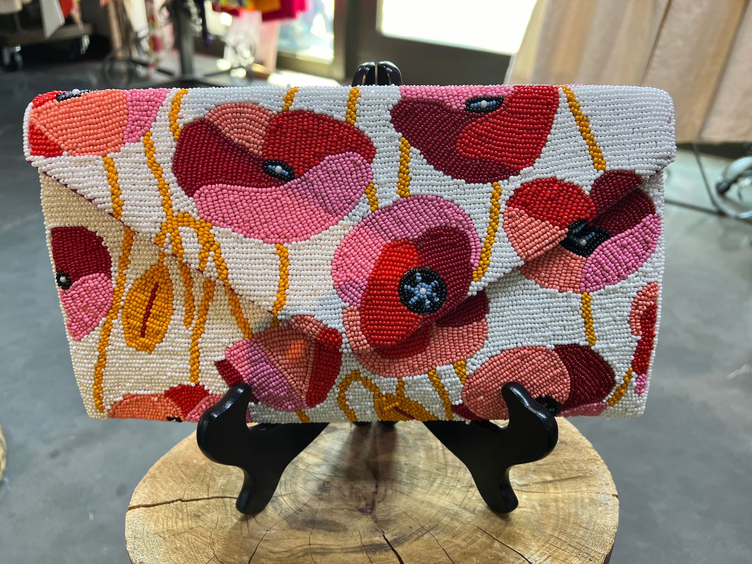 Ricki Designs Pansy Clutch