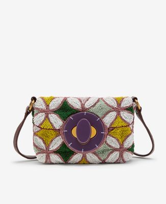 Maliparmi Small Gioia Embroidery Shoulder Bag
