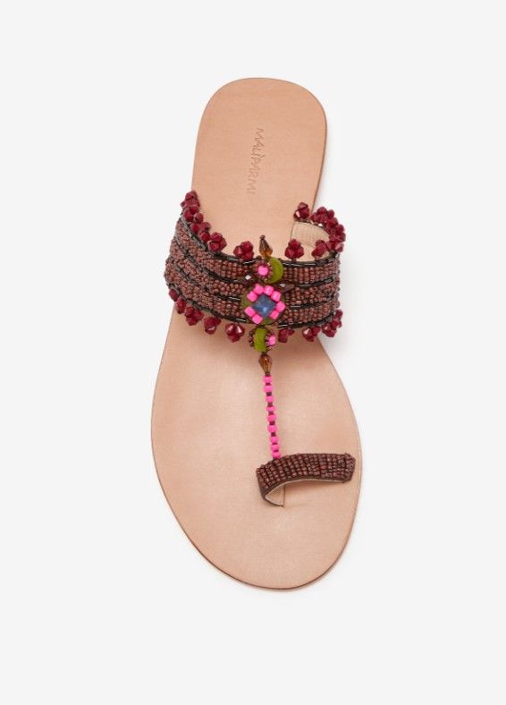 Maliparmi Spices Embroidery Capri Sandal