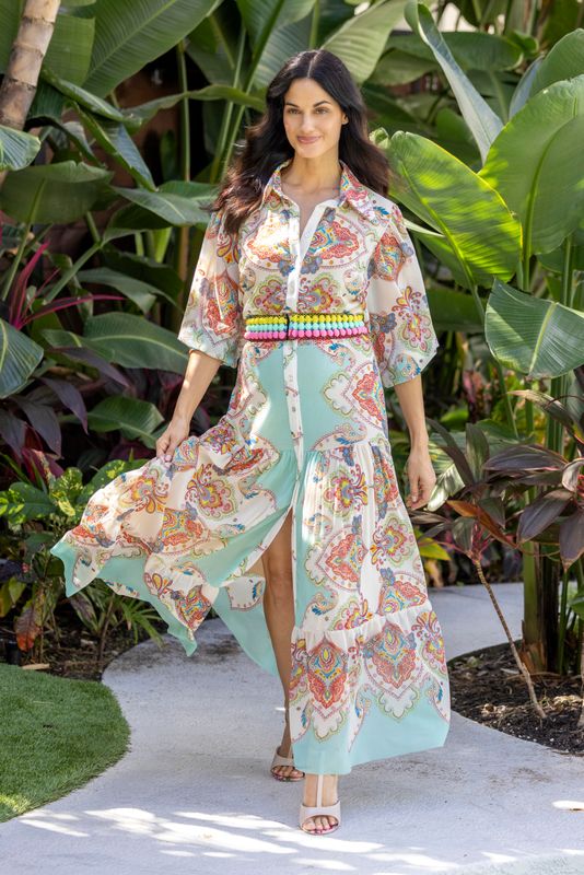 Petit Pois Maxi Dress SS24-001