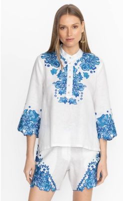 Johnny Was JADE Collection Elly Blouse Johnny Was JADE Collection Elly Blouse