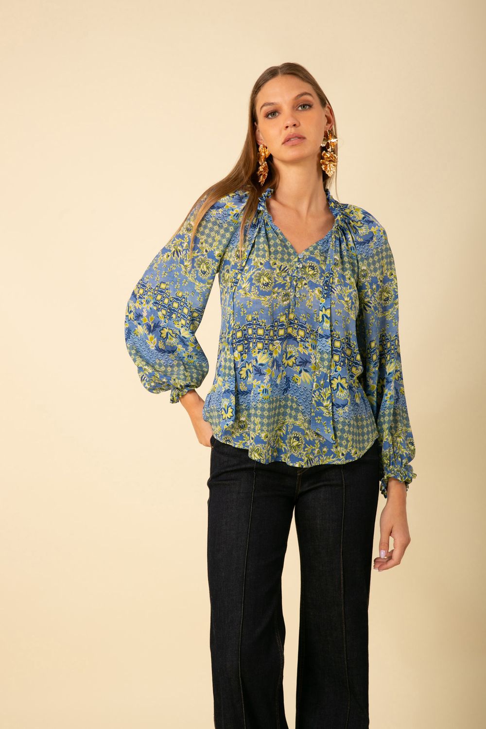 Hale Bob Raelyn Silk Top 46PT230A