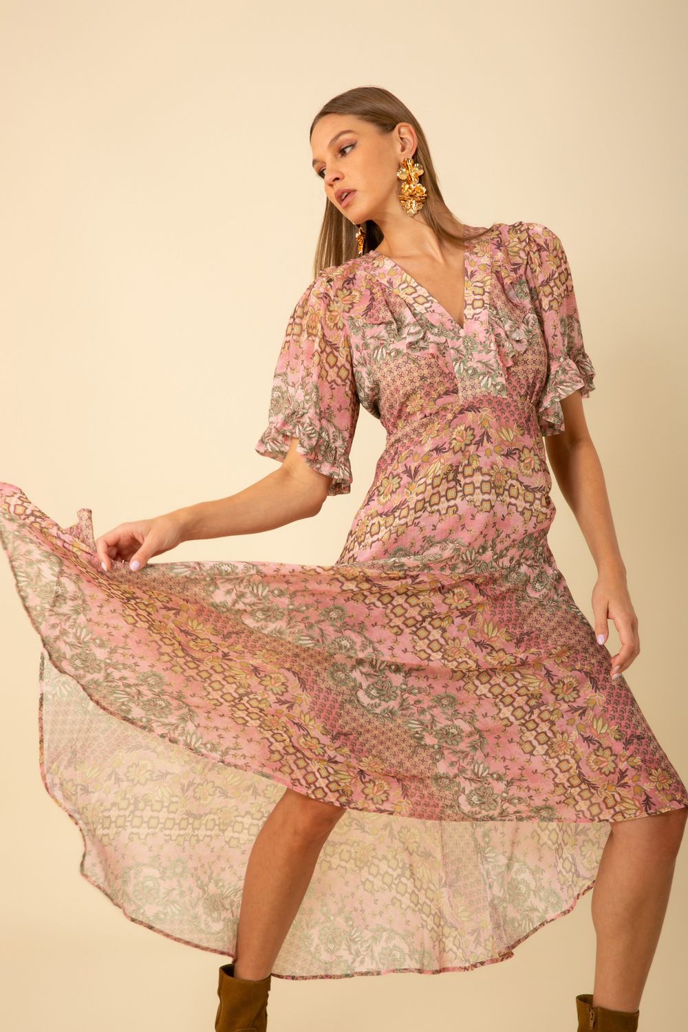 Hale Bob Izabella Dress 46PT632A