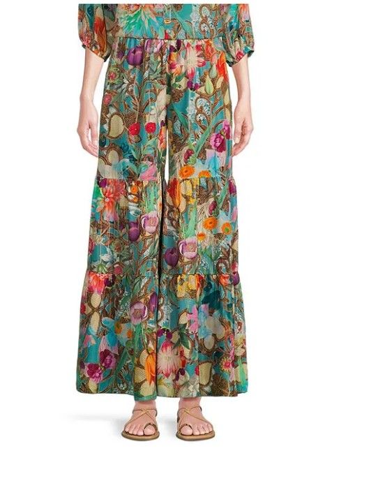 Johnny Was Violetta Pant - Nurto Meadow C63824A
