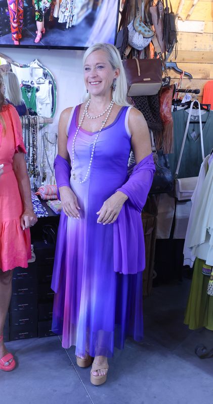 Elana Kattan Dress - Purple Haze