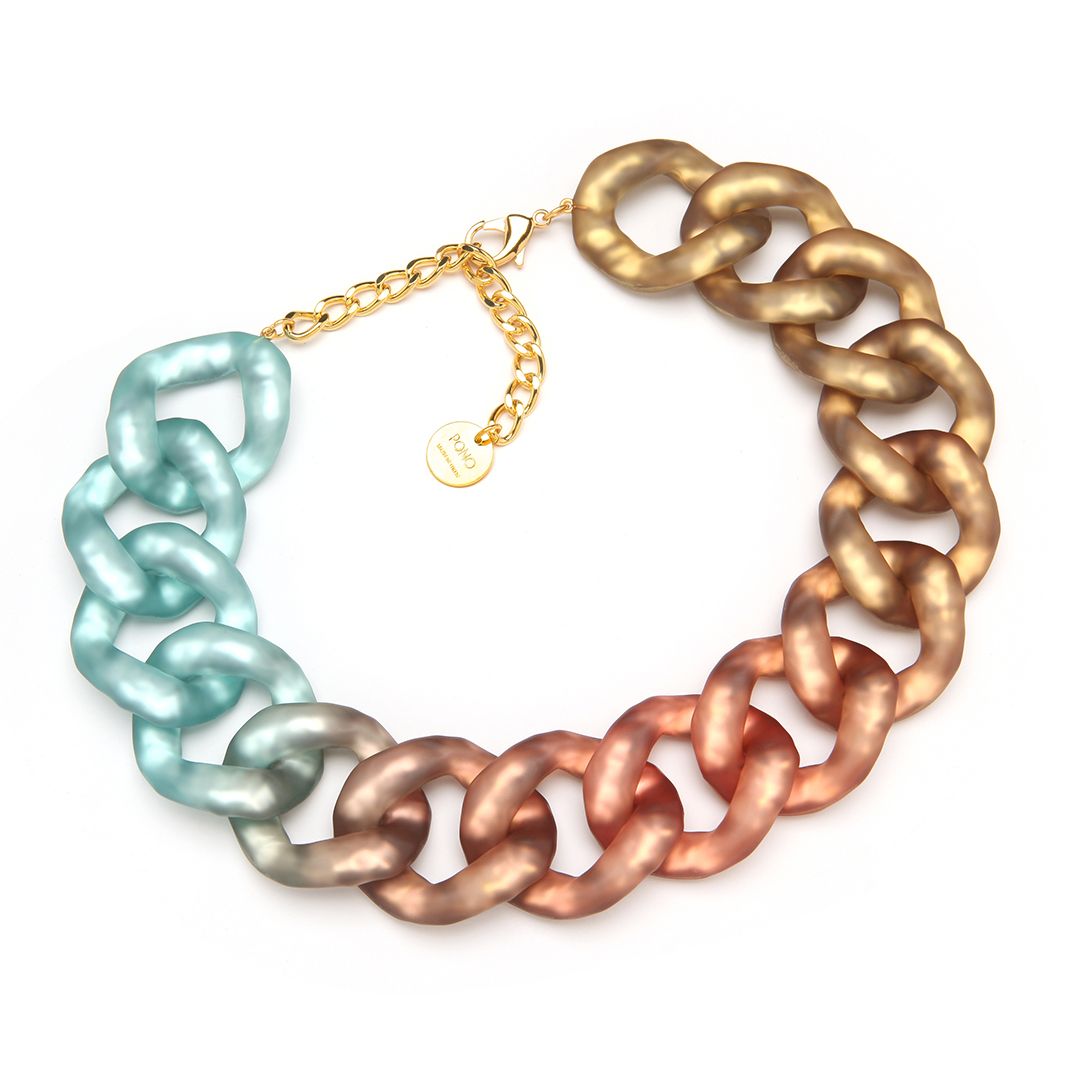 PONO Elsa Necklace - Blue Topax