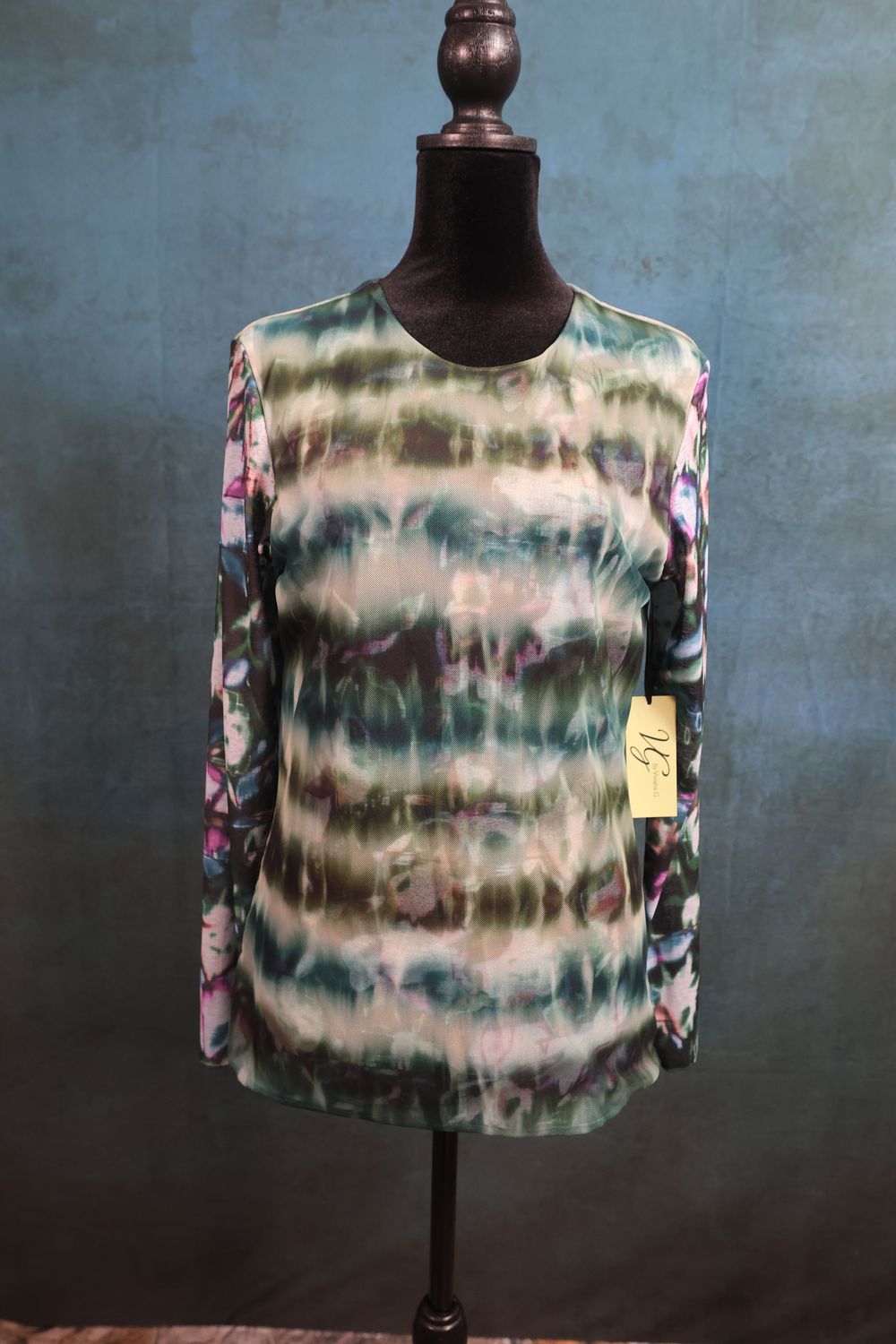 Blue Waves Top by Petit Pois