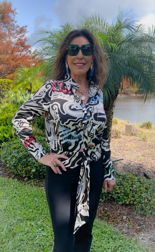 Mucho Gusto Antwerp Blouse - Musical C42ANT096