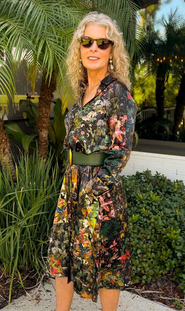 Unbreak.it Jungle Silk Dress