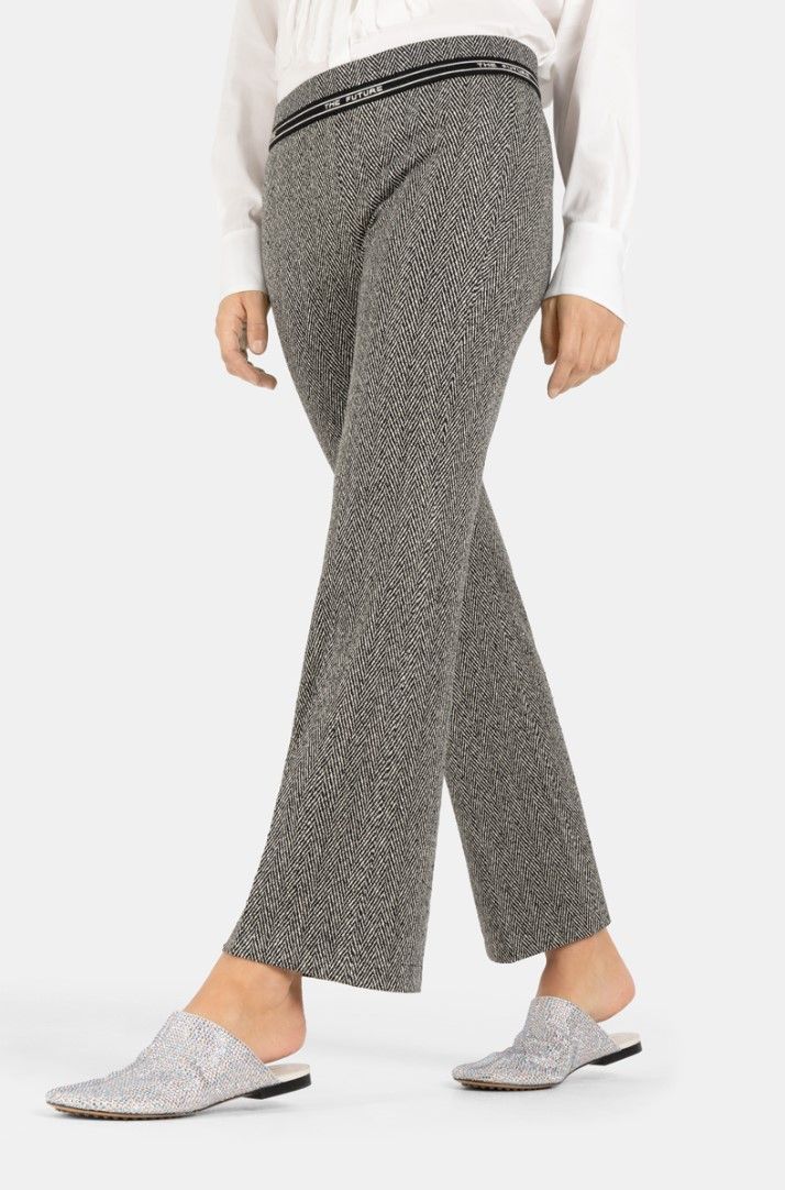 Cambio Herringbone Black/White 6643022-813