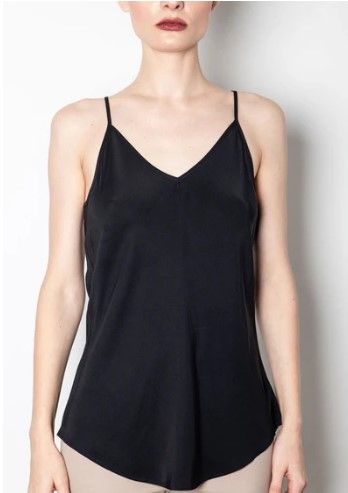 Elaine Kim Henrietta Silk Camisole - Black