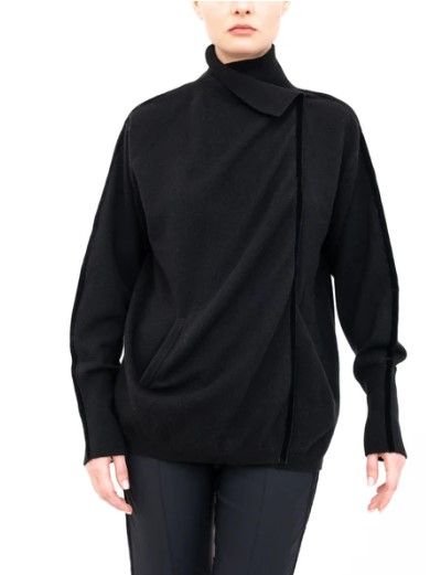 Elaine Kim Acacia Double Breast Cardigan - Black