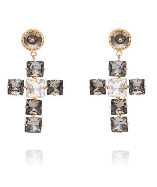 Cristina Sabatini Divine Cross Earring 37641