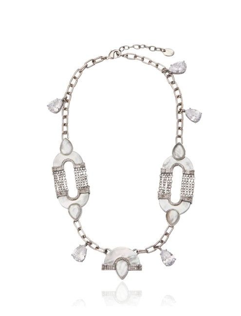 Cristina Sabatini Kari Necklace White MOP 38502