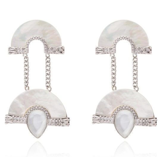 Cristina Sabatini Portia Earring White MOP 38474
