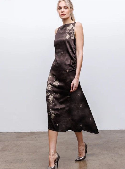 Go Silk Shirr It Up Dress D489