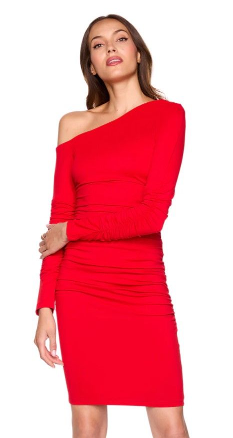 Susan Monaco One Shoulder Dress