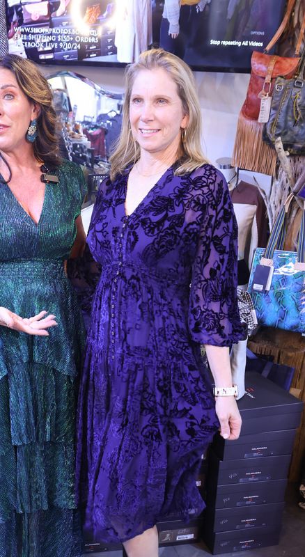 Hale Bob Velvet Burnout Dress