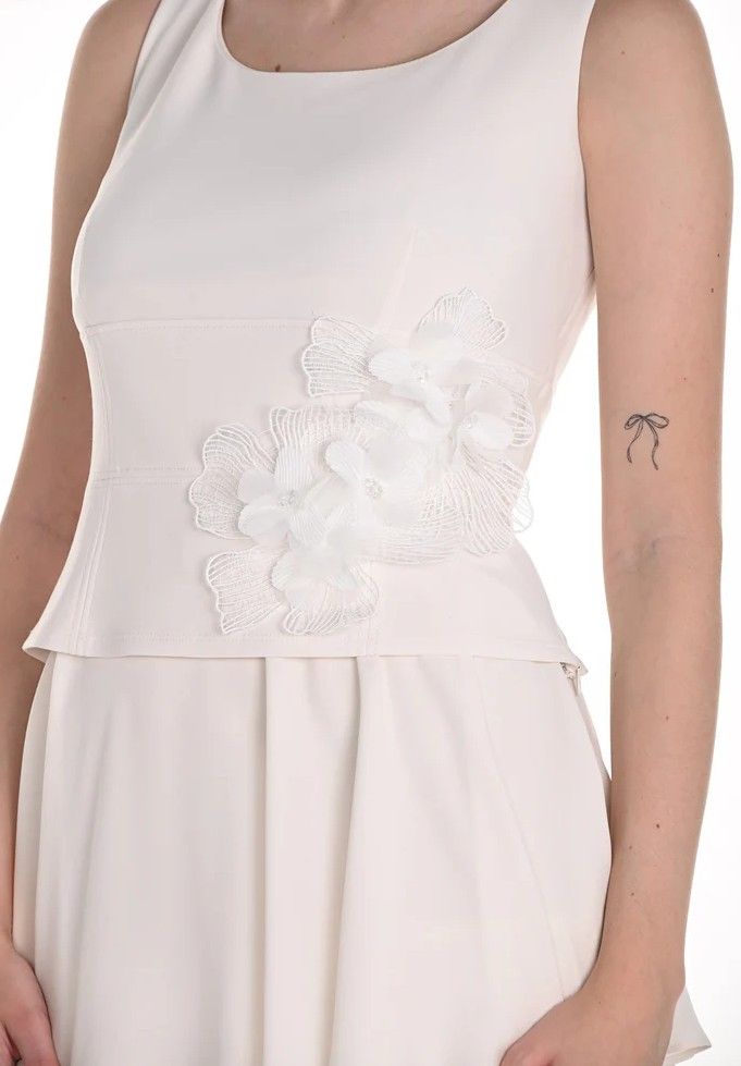 Frank Lyman Evening Top 258008 Ivory