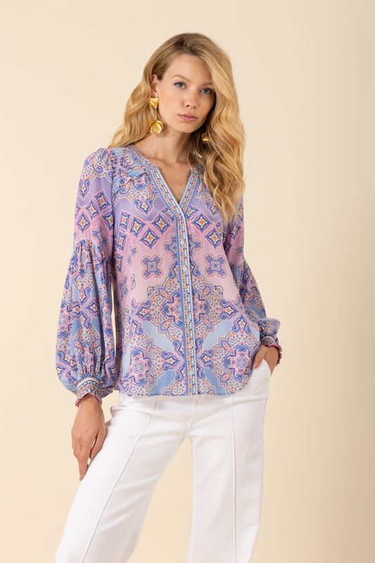 Hale Bob Indie Silk Top 51AY210A Hale Bob Indie Silk Top 51AY210A