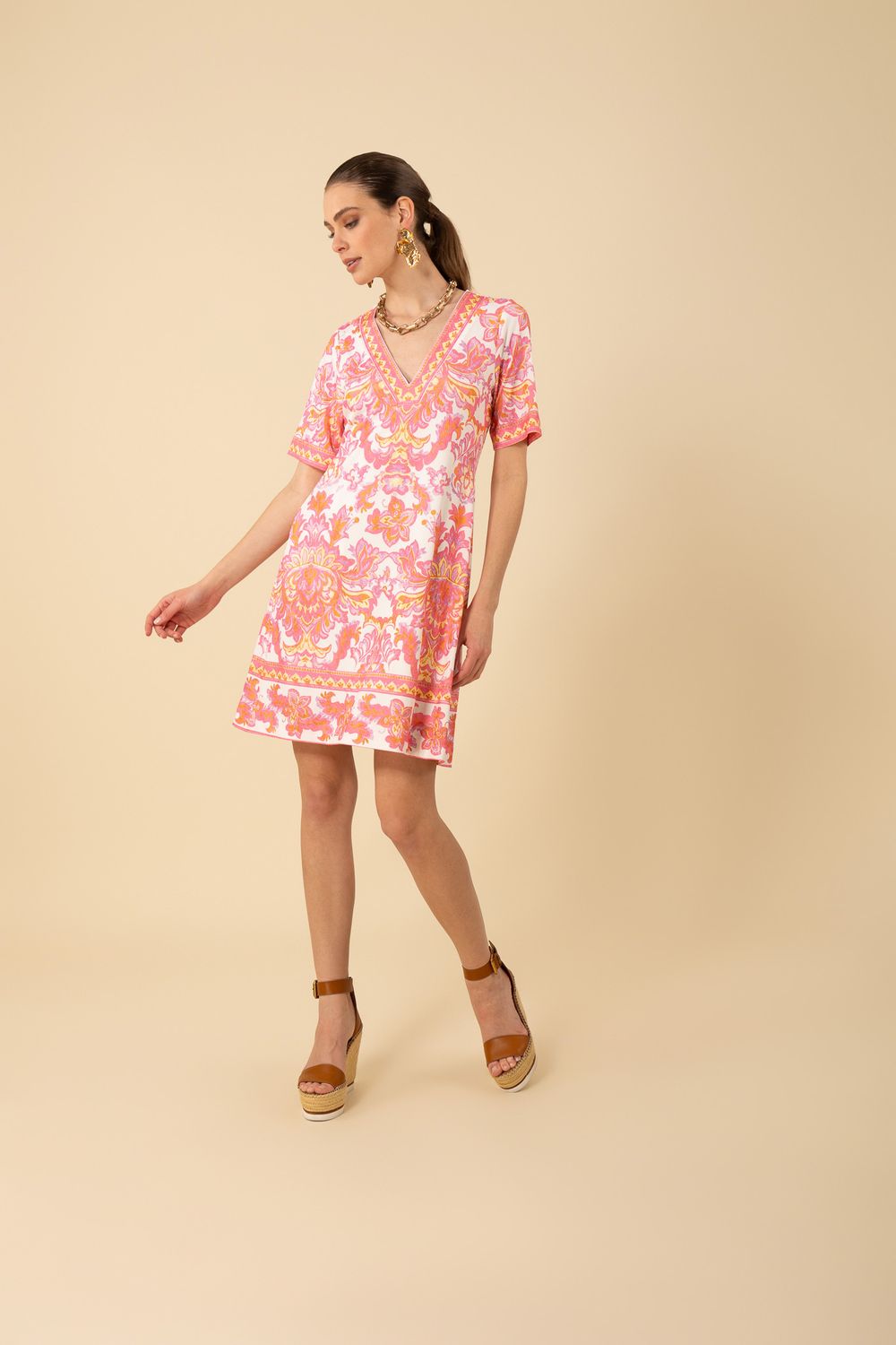 Hale Bob Bethany Jersey Dress 51FT642A