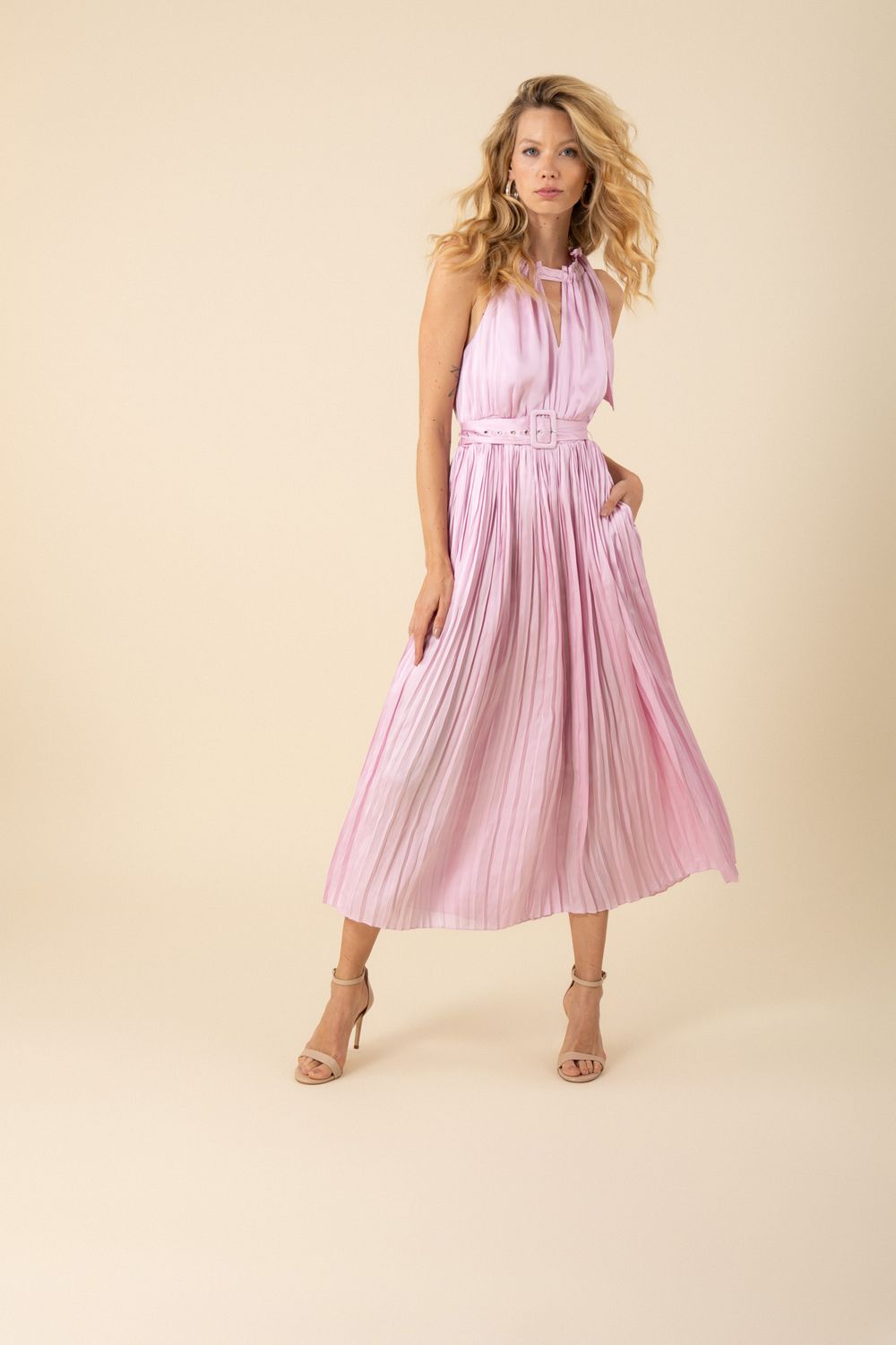 Hale Bob Chelsea Chiffon Pleated 51PS660S