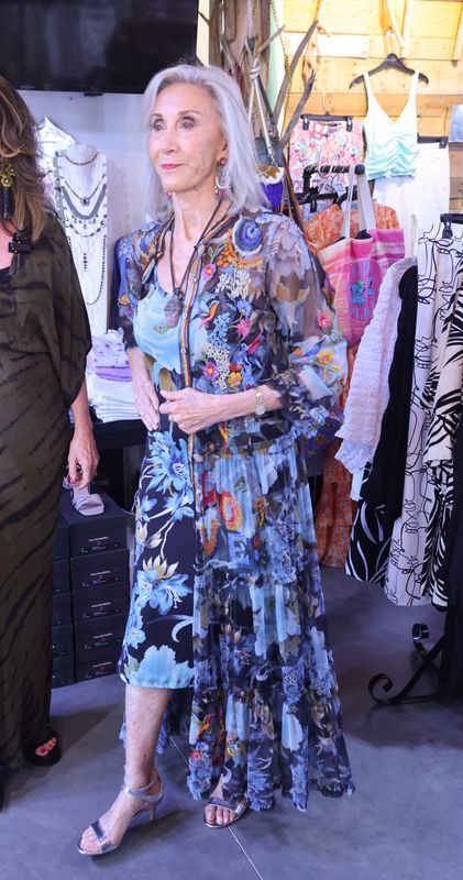 Johnny Was Slip Dress with Duster