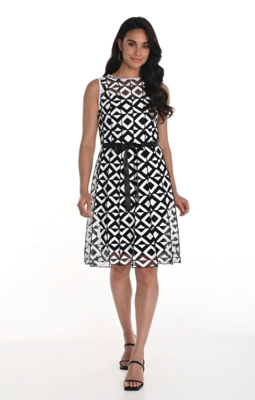 Frank Lyman Geometric Dress 256434