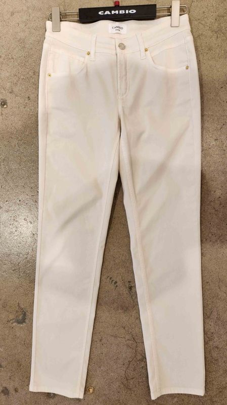 Cambio Piper Cropped Seam, Pure Chalk 7625006300