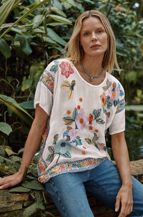 Johnny Was Mariafe Blouse C12925-2