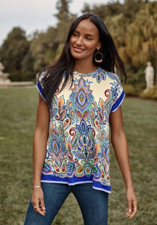 Johnny Was Janie Favorite Crew Neck T T14125-2
