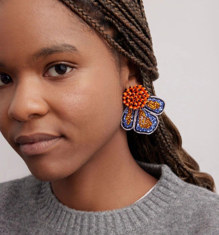 Mignonne Gavigan Wooster Studs Burnt Orange