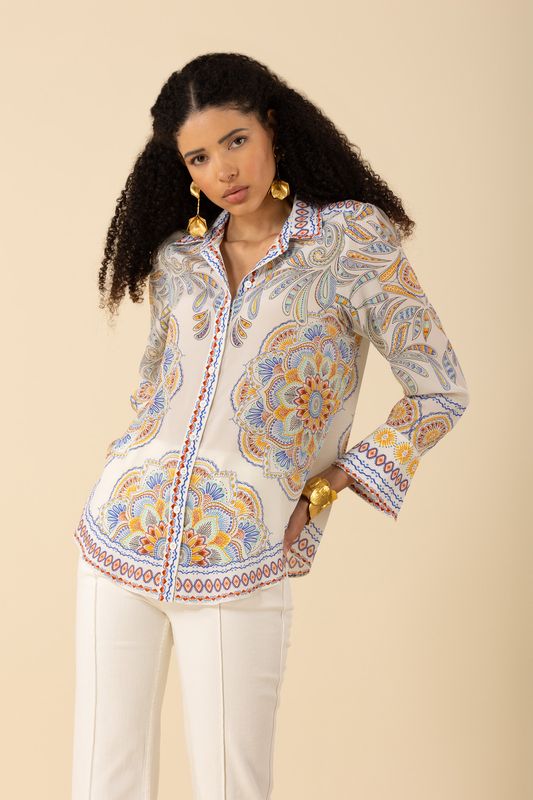 Hale Bob Lara Silk Top 52DP210A Hale Bob Lara Silk Top 52DP210A