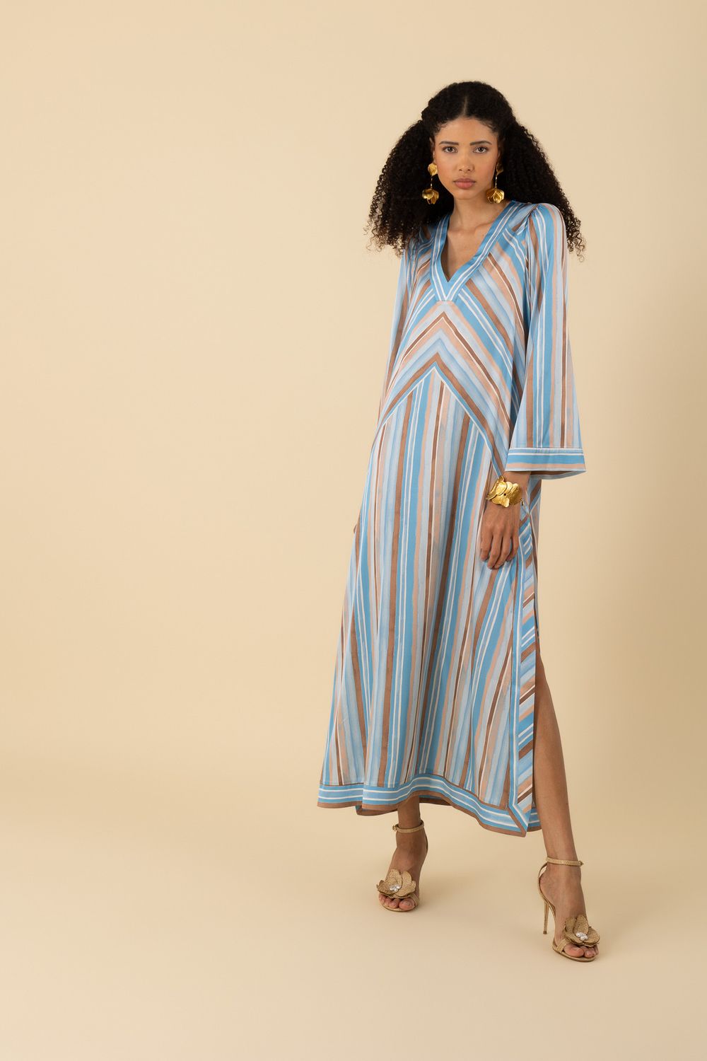 Hale Bob Hayley Charmeuse Dress 52LL652A