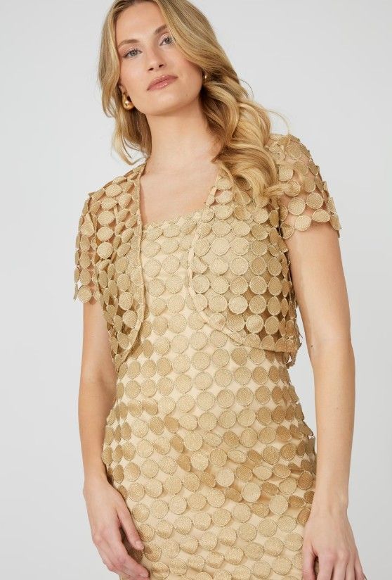 Frank Lyman Gold Bolero 251585