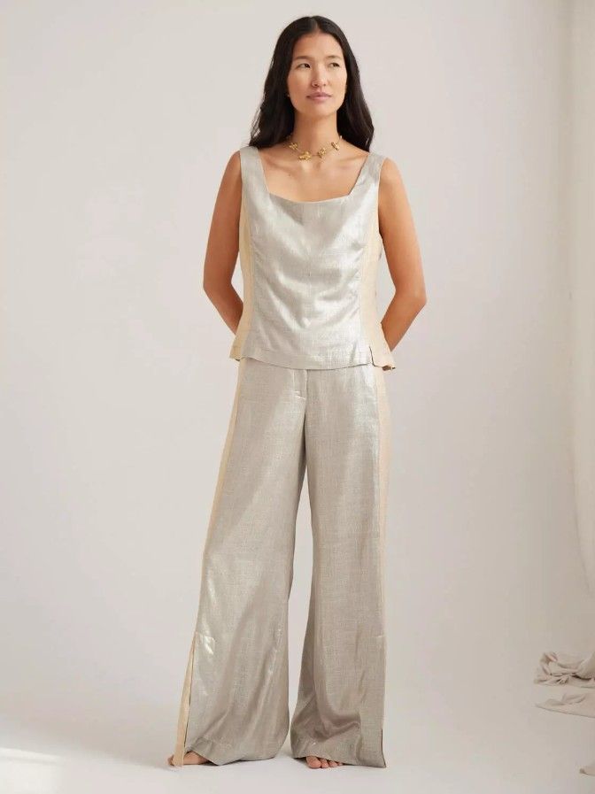 Margara Shaw Gold/Silver Nerea Pants