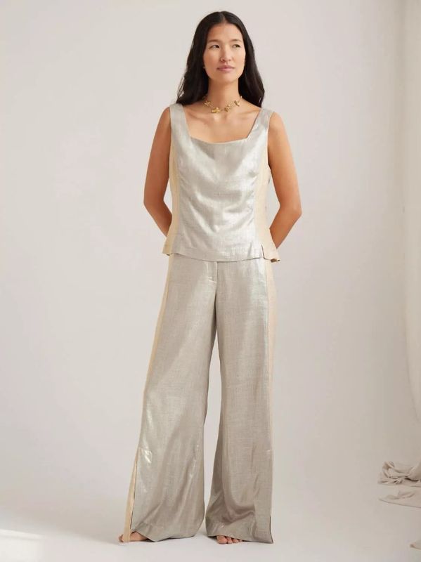 Margara Shaw Gold/Silver Nerea Pants