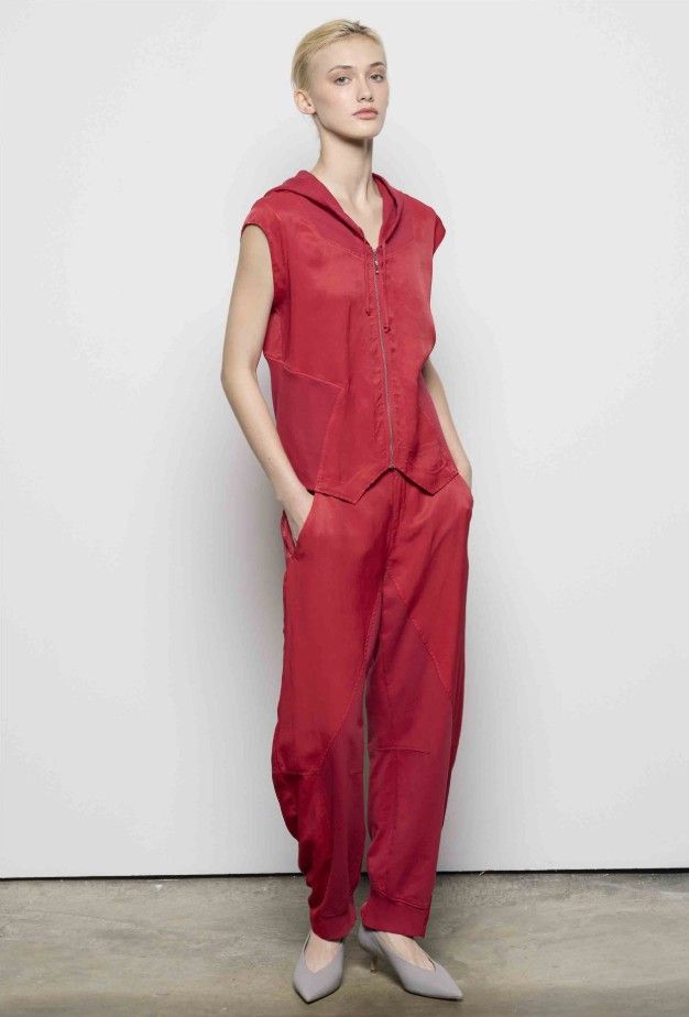 European Culture Red Pants