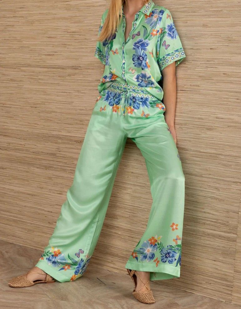 Hale Bob Selene Charmeuse Pant 53AU510A