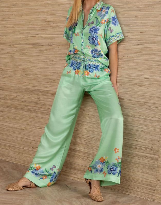 Hale Bob Selene Charmeuse Pant 53AU510A