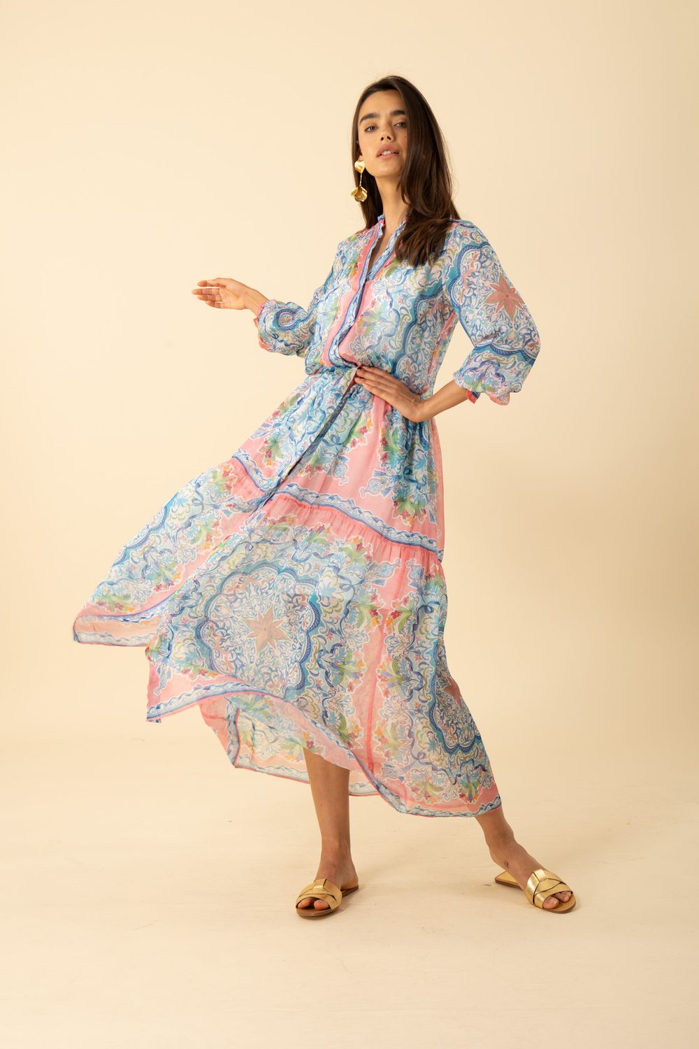Hale Bob Halo Chiffon Maxi 53PW632A