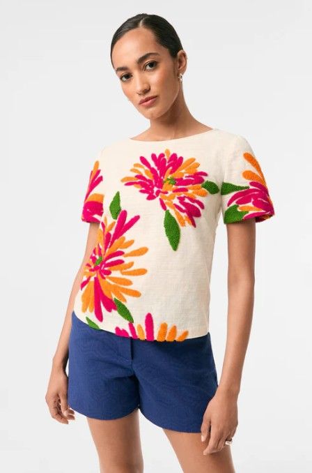 Trina Turk Siona Embroidered Top 2505106EM