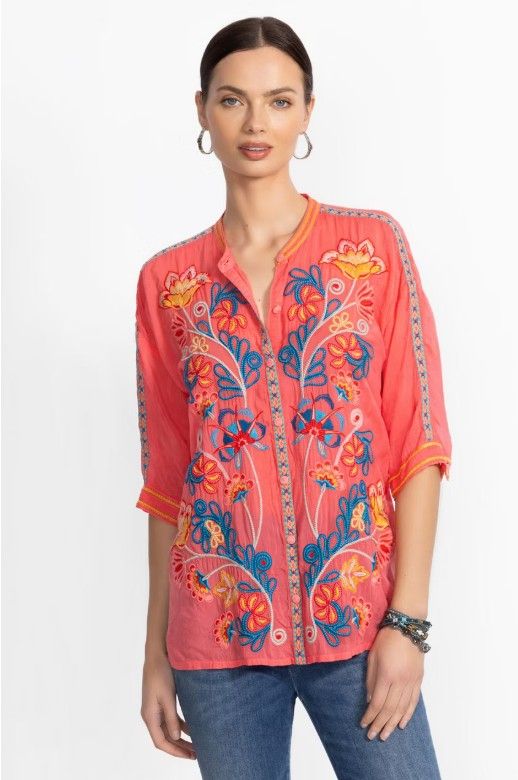 Johnny Was Audrey Shirt - Patricia C13225-3