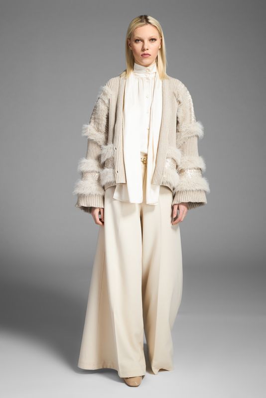 Tricot Chic Fur Cardigan S150